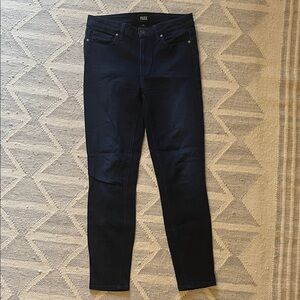PAIGE Hoxton ankle Women's Dark Blue Skinny Jeans